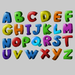 Sticker Alphabet