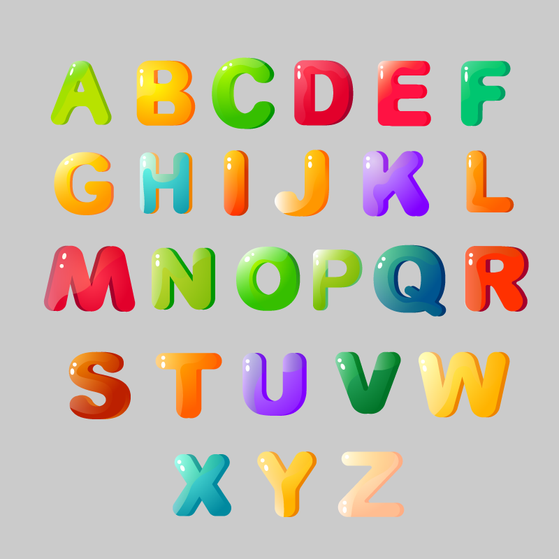 Autocollant Alphabet pour enfant
