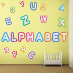 Autocollant Lettre D'alphabet