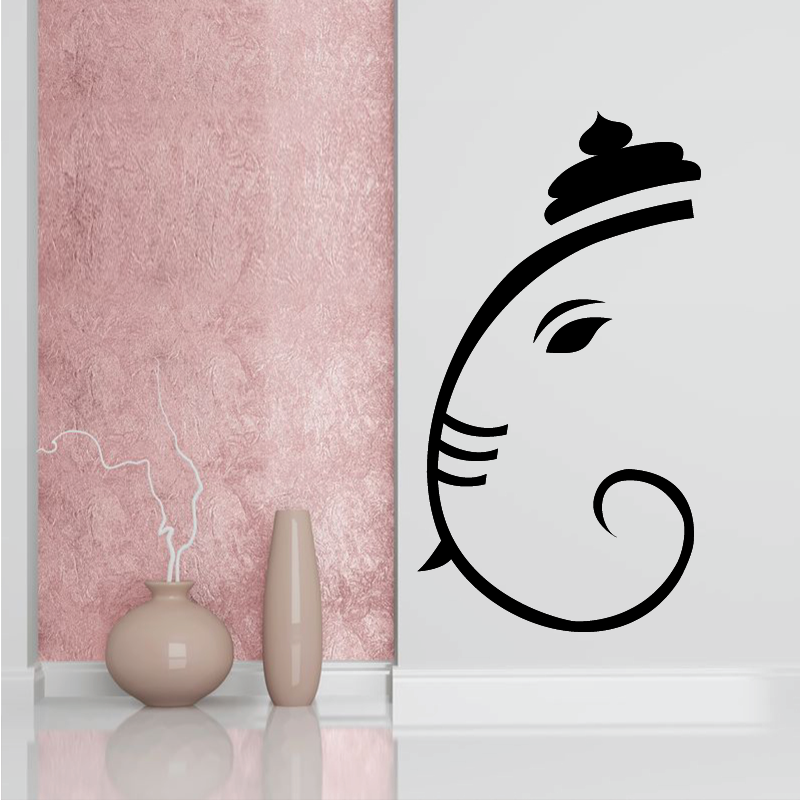 Sticker Mural Eléphant Design - 1