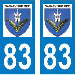 Sticker Plaque Sanary-sur-Mer 83110