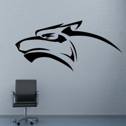 Sticker Mural Loup Design - 1