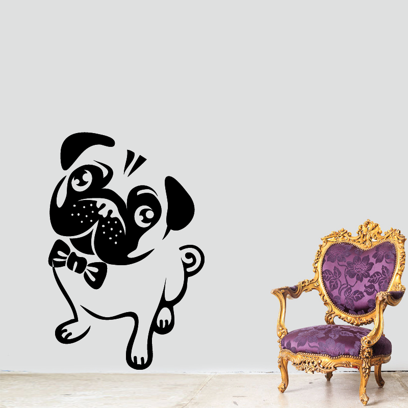 Sticker Mural Chien Carlin - 1