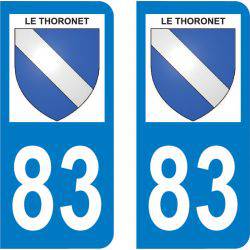 Sticker Plaque Le Thoronet 83340