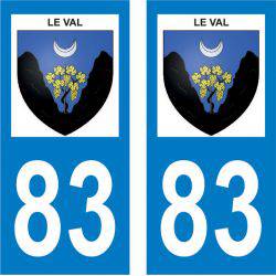 Sticker Plaque Le Val 83143