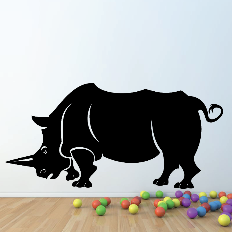 Sticker Mural Rhinoceros - 1