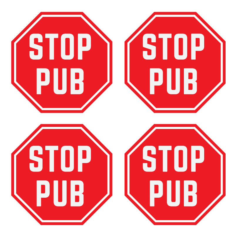 Soutenez actionstoppub et recevez votre autocollant stop pub
