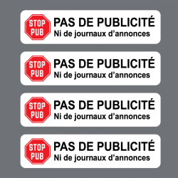 Sticker Pas De Publicité - 1
