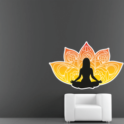 Sticker Mural Yoga - 1