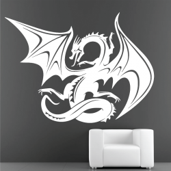 Sticker Mural Dragon
