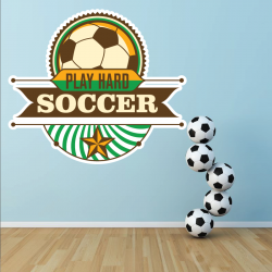 Sticker Mural Soccer - 1