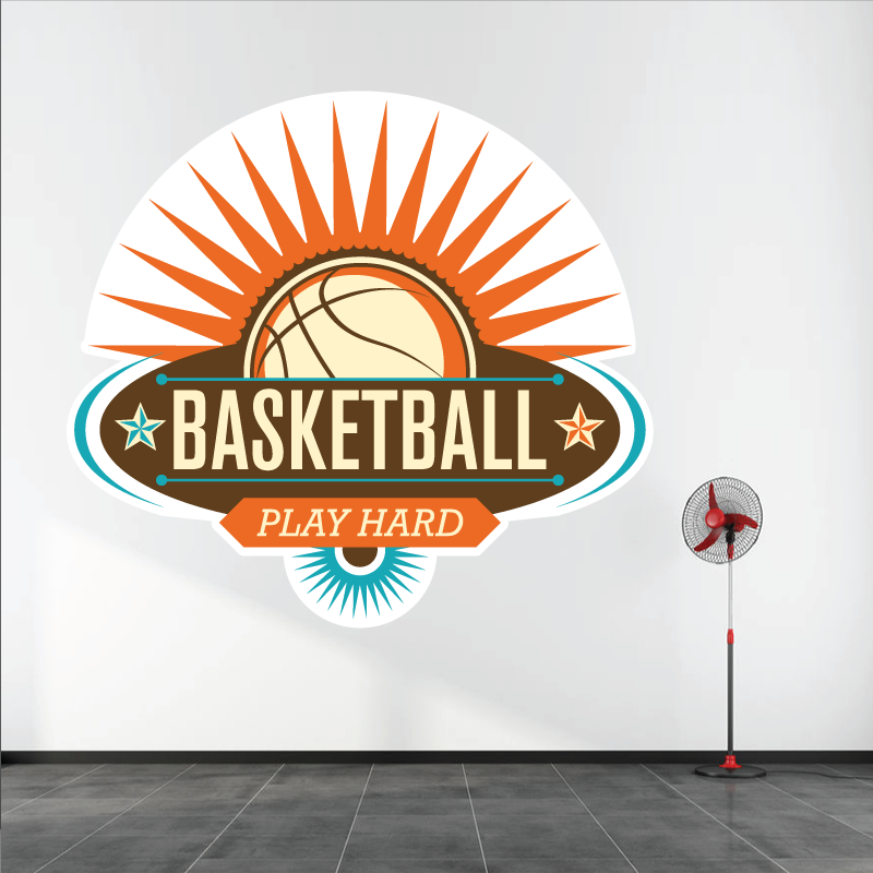 Sticker Mural Basketball - 1