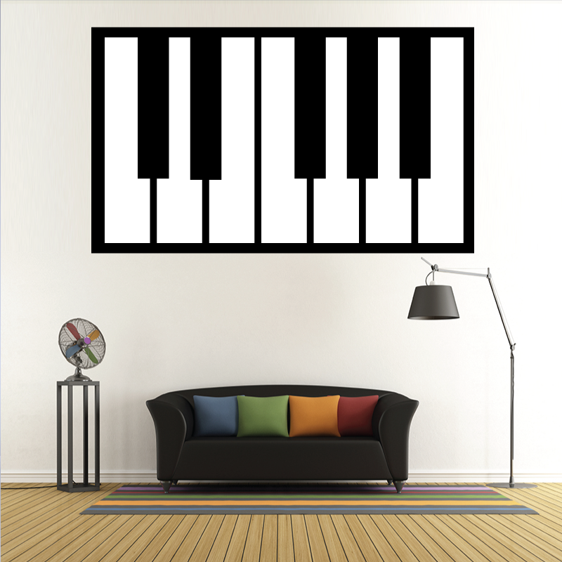 Sticker Mural Piano - 1