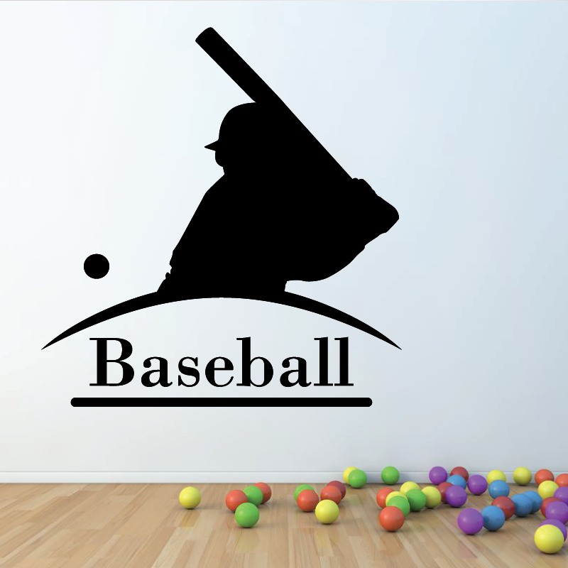 Sticker Mural Baseball - 1