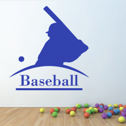 Sticker Mural Baseball
