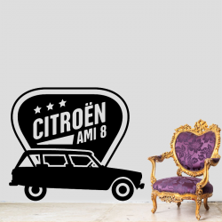 Sticker Mural Citroën‎ Ami 8 - 1