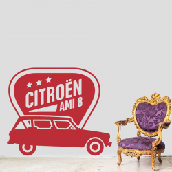 Sticker Mural Citroën‎ Ami 8 - 3