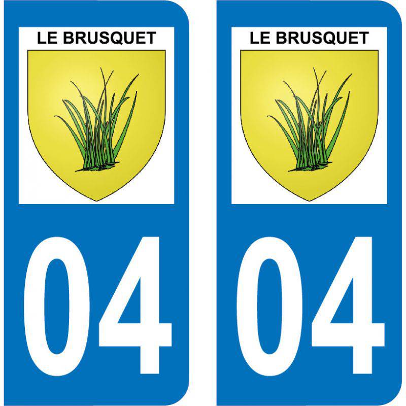 Autocollant Plaque Le Brusquet 04420