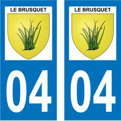 Sticker Plaque Le Brusquet 04420