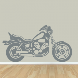 Sticker Mural Moto Custom - 4
