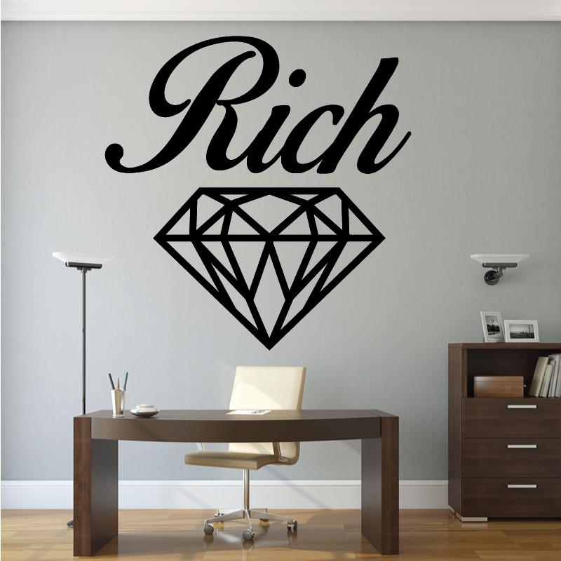 Sticker Mural Rich Diamond - 1