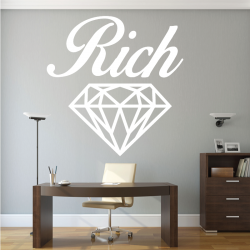 Sticker Mural Rich Diamond - 2