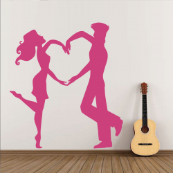 Sticker Mural Couple de Danseurs
