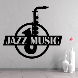 Sticker Mural Jazz Music - 1