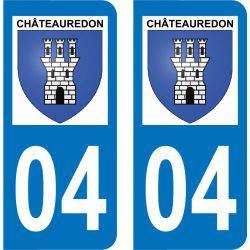Sticker Plaque Châteauredon 04270
