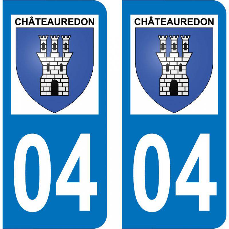 Sticker Plaque Châteauredon 04270