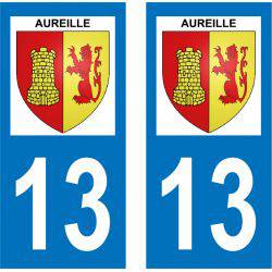 Sticker Plaque Aureille 13930