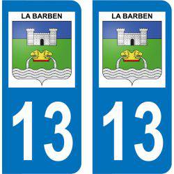 Sticker Plaque La Barben 13330