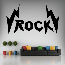 Sticker Mural Rock Electrique - 1