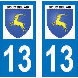 Sticker Plaque Bouc-Bel-Air 13320