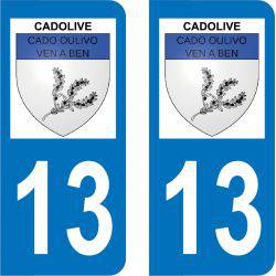 Sticker Plaque Cadolive 13950