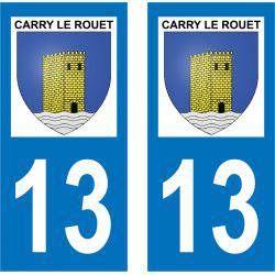 Sticker Plaque Carry-le-Rouet 13620