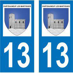 Sticker Plaque Châteauneuf-les-Martigues 13220