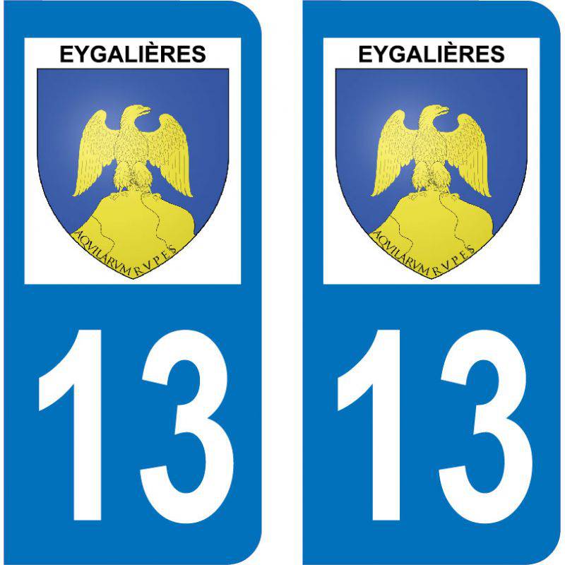 Autocollant Plaque Eygalières 13810