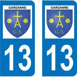 Sticker Plaque Gardanne 13120