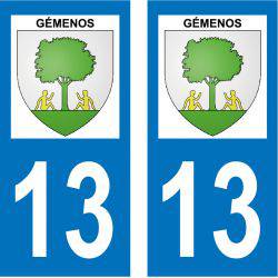 Sticker Plaque Gémenos 13420