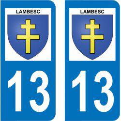 Autocollant Plaque Lambesc 13410