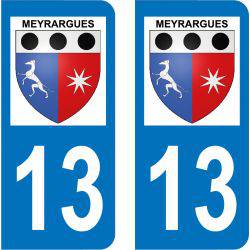 Sticker Plaque Meyrargues 13650