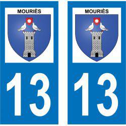Sticker Plaque Mouriès 13890