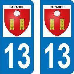 Sticker Plaque Paradou 13520