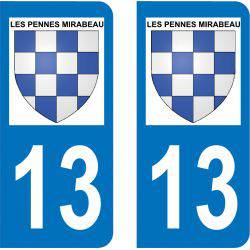 Sticker Plaque Les Pennes-Mirabeau 13170