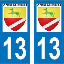 Sticker Plaque La Penne-sur-Huveaune 13821