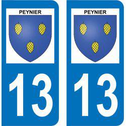 Autocollant  Plaque Peynier 13790