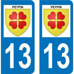 Autocollant Plaque Peypin 13124