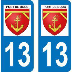 Autocollant Plaque Port-de-Bouc 13110