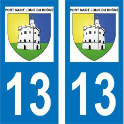 Sticker Plaque Port-Saint-Louis-du-Rhône 13230